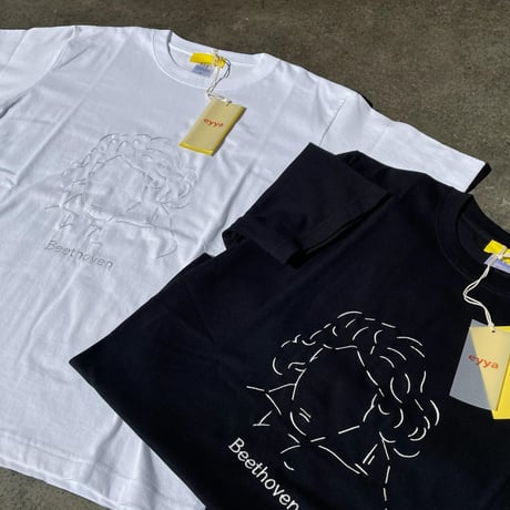 eyya"Beethoven Embroidery S/S Tee"(black)unisex