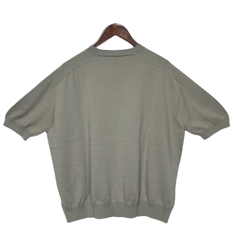 Linen ya(as it is)"crewneck short sleeve cotton knit"(greige)women's