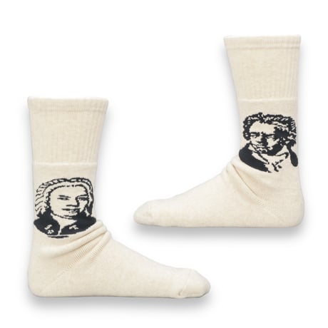 decka quality socks "BRU NA BOINNE × decka quality socks" pile socks/composer