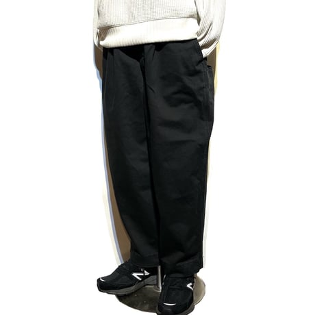 FUNSET OF ART “military satin fool pants"(black)unisex