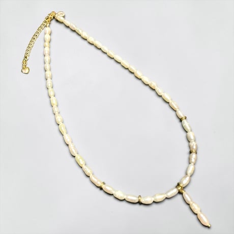 Slow Hands"freshwater pearl necklace"(women's)