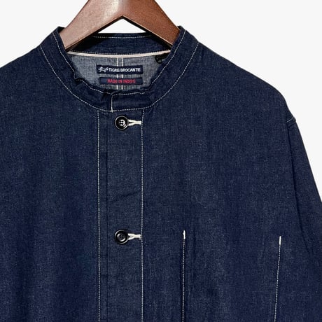 TigreBrocante"selvage 8oz denim stand coverall"(inidigo)unisex