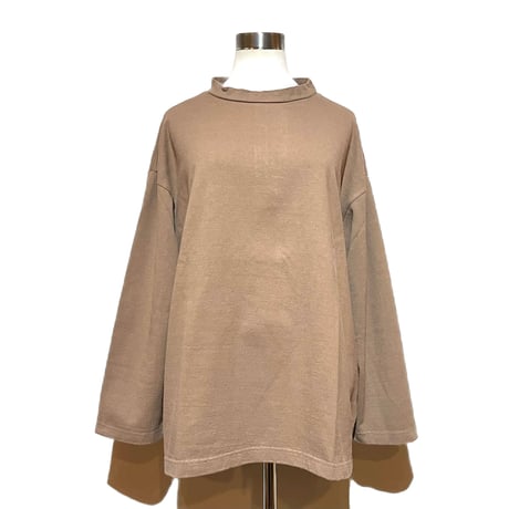 TigreBrocante”ミディアムハード天竺  yakko L/S-T“(walnut)unisex