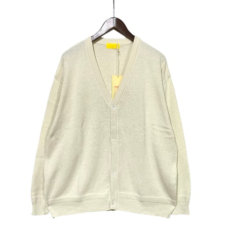 eyya"cotton boucle yarn cardigan"(ivory)unise