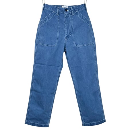 TigreBrocante"10.5oz flat denim baker pants"(indigo fade)unisex