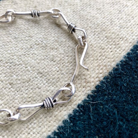 indian jewelry "navajo made" chain link bracelet