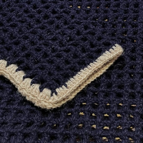 TigreBrocante"net work venice sweater"(navy)unisex