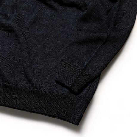 eyya"linen nylon crew neck"(black)unisex