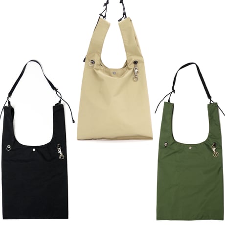 nunc  "3 Layered Nylon Shopping Bag"