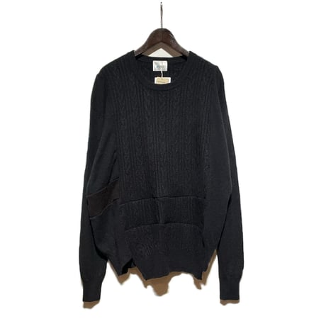yoused "BLK cashmere widesweater(black asst)unisex (B)