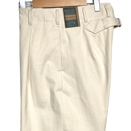 ASEEDONCLOUD"Handwerker cotton duck HW slacks" (off white) unisex