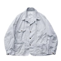 H.UNIT "stripe shirtalls" (white) unisex