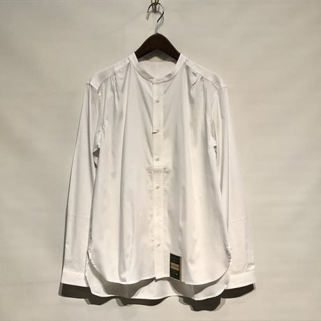 ASEEDONCLOUD"Handwerker collarless  shirts" (white) unisex