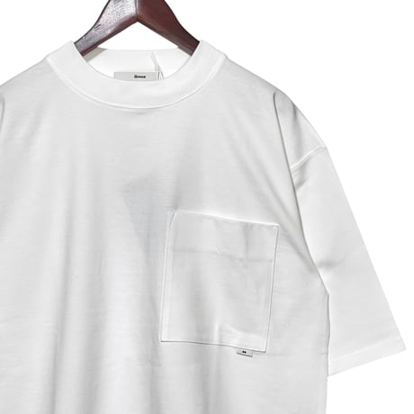 amne "HEAVY PLATING pocket tee" (white) unisex