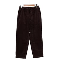 TigreBrocante"seersucker cordury tagosaku long pants“(brown) unisex