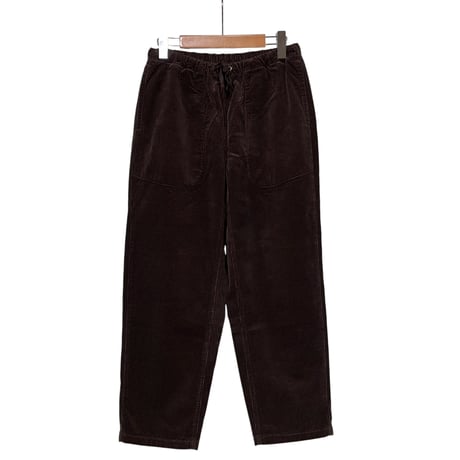 TigreBrocante"seersucker cordury tagosaku long pants“(brown) unisex