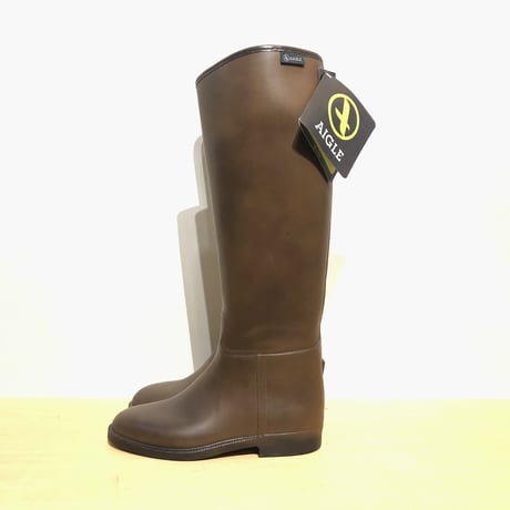DEADSTOCK"AIGLE RUBBER BOOTS start"(maroon)