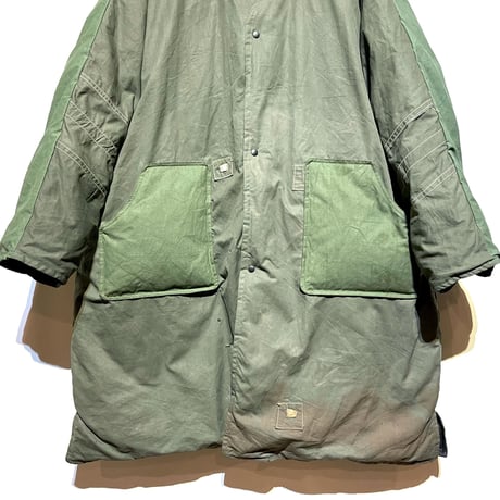 Slow Hands "recycle tent down coat"(olive)M-B(unisex)