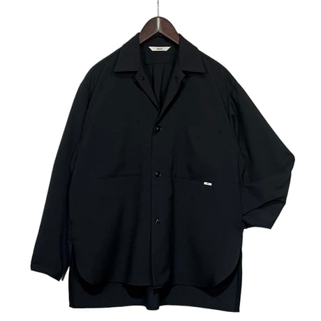 amne "SEER SUCKER japon jacket" (black) unisex