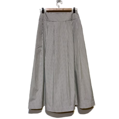 amne "STRIPE skirt" (brown) women’s