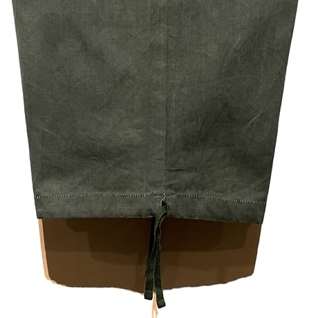 SlowHands”RCL tent loose wanderer pants"(olive-M)unisex