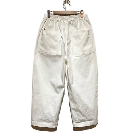 Linen ya"cotton stretch easy pants"(white)women's