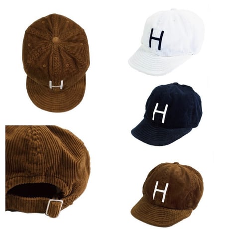H.UNIT "8w corduroy ball cap"unisex