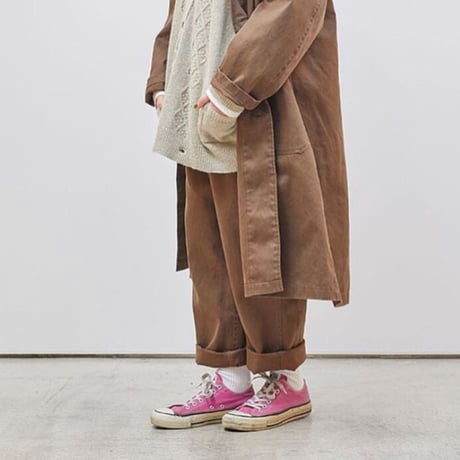 H.UNIT "Weapon work trousers used wash"(brown)unisex
