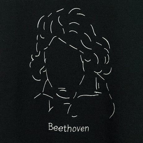 eyya"special pile wool knit sweat [beethoven]"(black)unisex