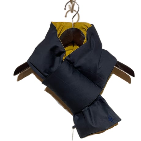Slow Hands "cotton twill down neck warmer for ARCHIVE"
