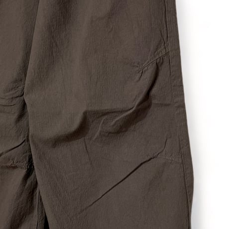 TigreBrocante"cord stripe darts wide pants"(brown)unisex
