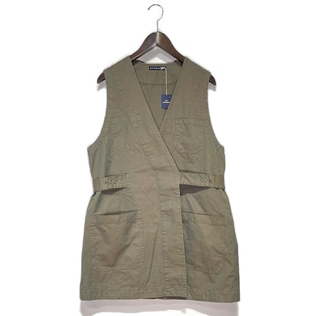 TigreBrocante"workman long vest"(khaki)women's