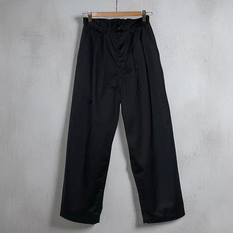 CAERULA PER LIGHTS"chino tuck pants"(black)unisex