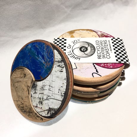 deckstool "wheel of joy coasters"