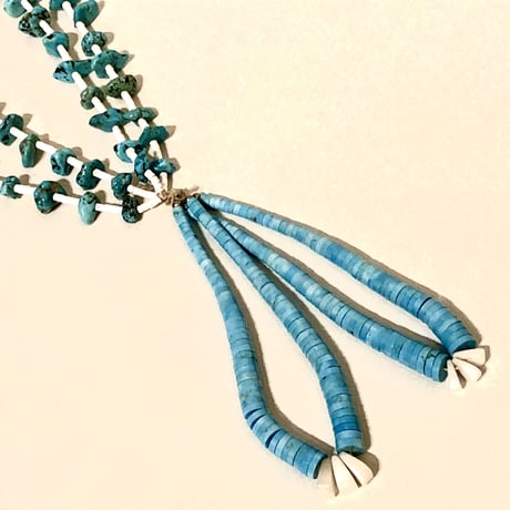indian jewelry"old navajo jacla TQ necklace"
