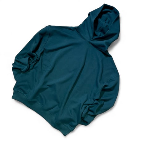 amne "FRENCH TERRY oval hoodie" (marine) unisex