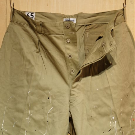 KNIFEWING “rebuild series” French Army Paint Darts 2tuck Pants"B
