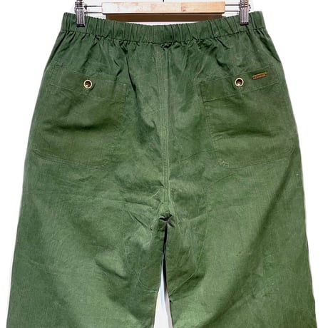 SlowHands”RCL tent loose wanderer pants"(olive-L)unisex