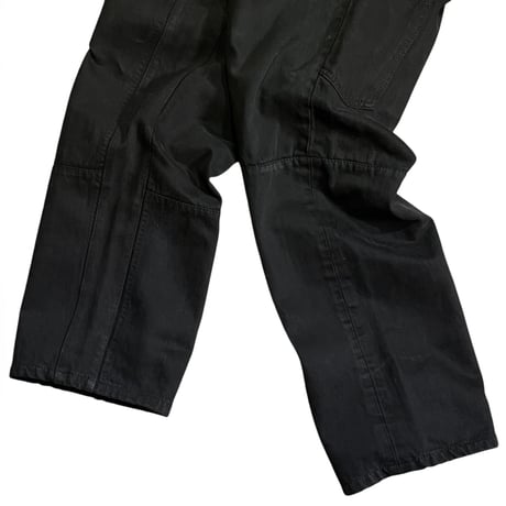 yoused "double black painter pants" (dbl black) size.1A unisex