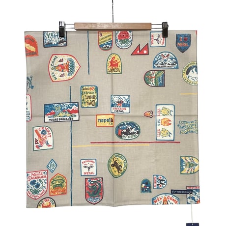 TigreBrocante"wappen gauze bandana