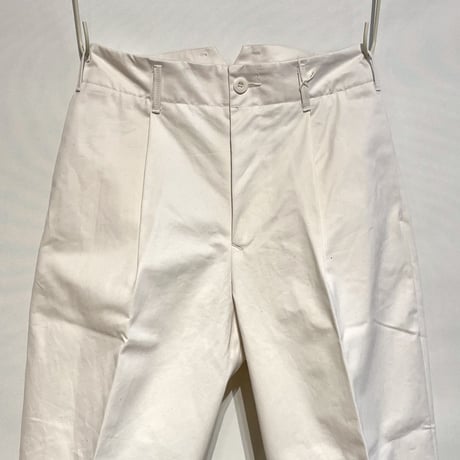 ASEEDONCLOUD"Handwerker bizen no.1 twill slacks" (natural) unisex