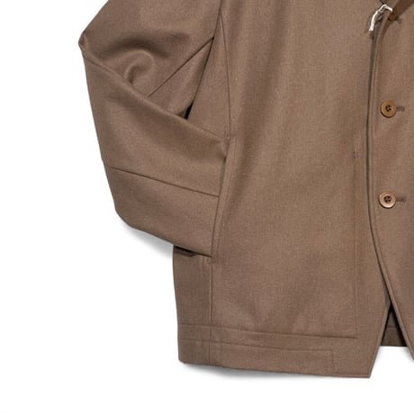 ASEEDONCLOUD"Handwerker HW wool flannel handsfree jacket"(camel)unisex