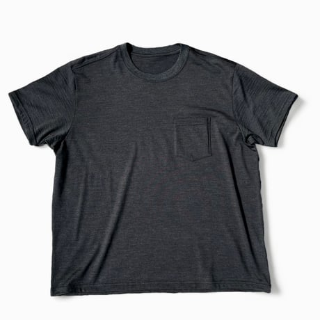 eyya"super merino wool S/S Tee"(charcoal)unisex