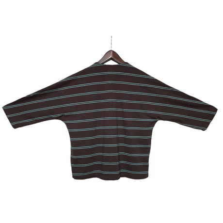 TigreBrocante"ivy border stallman quater sleeve cardigan"(brown)unisex