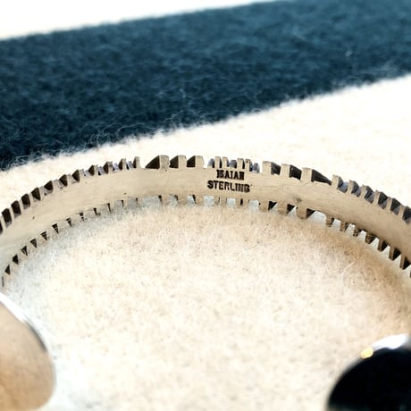 "Isaiah Ortiz" (sun felipe)” hand cut triangle bangle