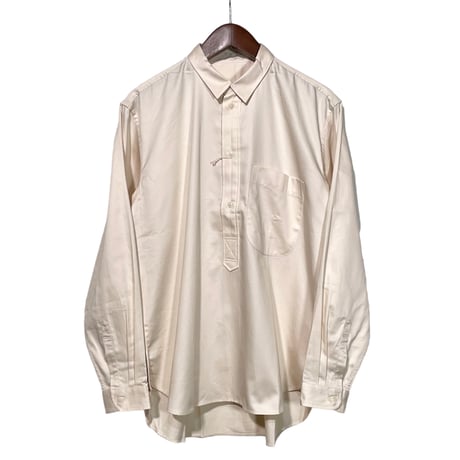 ASEEDONCLOUD"Handwerker organic cotton HW pull on shirts"(ivory)unisex