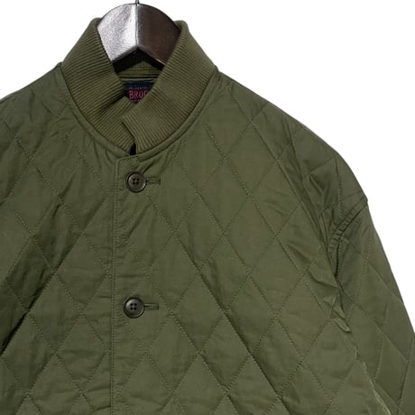 TigreBrocante"nylon twill quilting bomberman jacket“(khaki)unisex