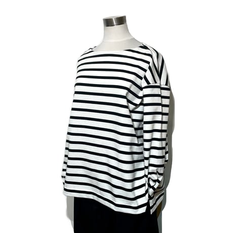 amne "BORDER"gride basque (black)unisex