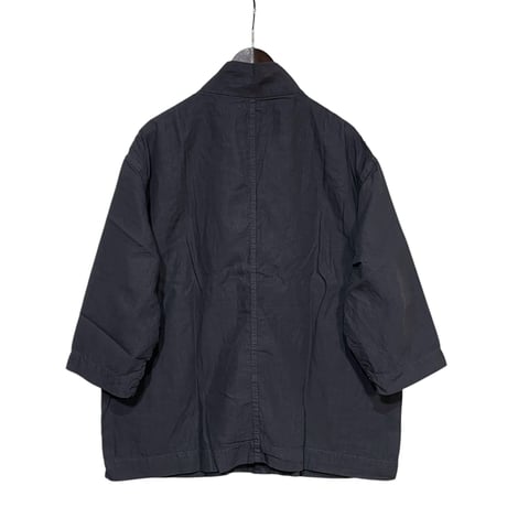 TigreBrocante"80 high density linen KIMONO shirts"(sumikuro)unisex