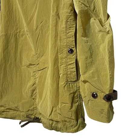 dip ltd "micro ripstop nylon hooded P/O wind shell" (khaki) unisex